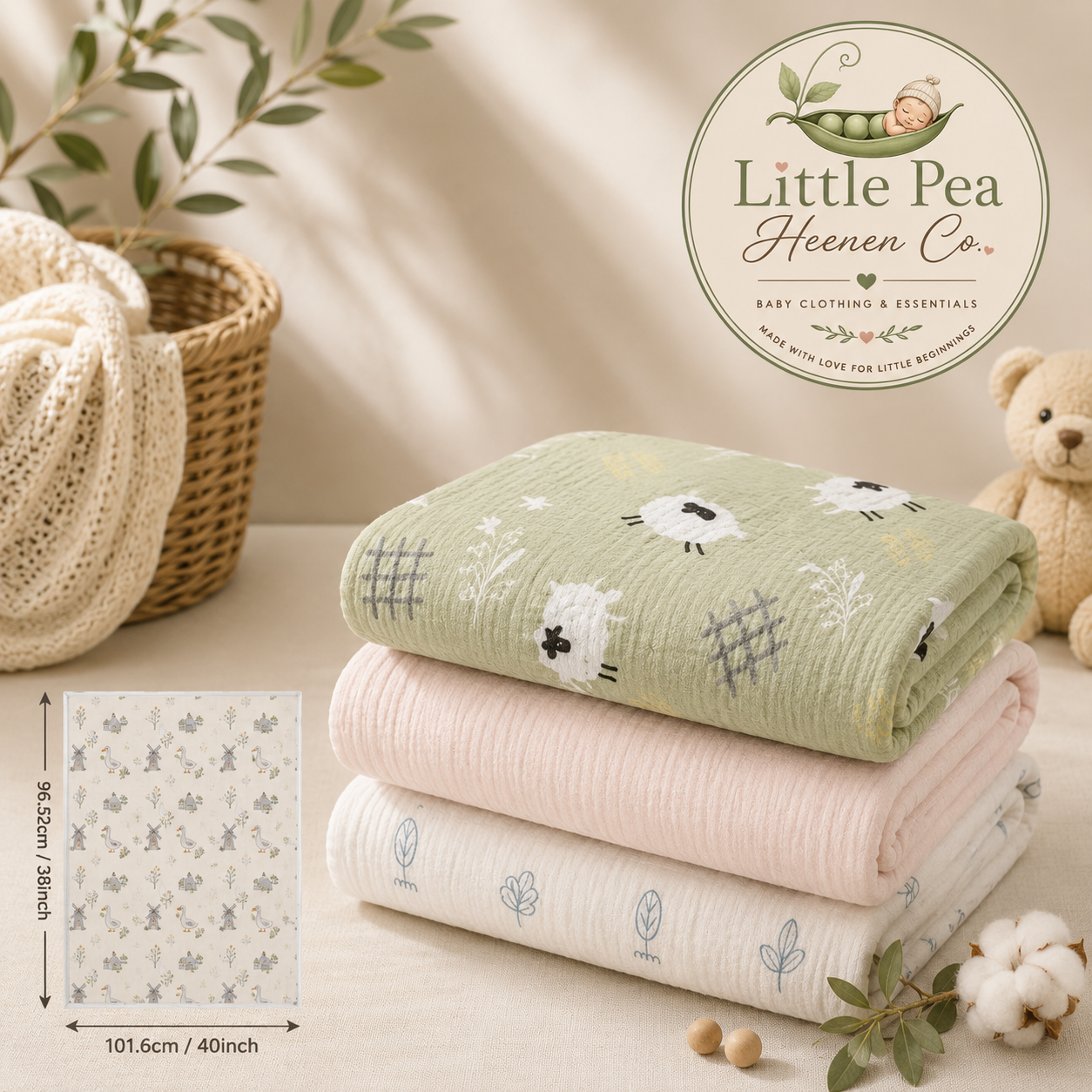 LP-169 Little Pea baby bedding
