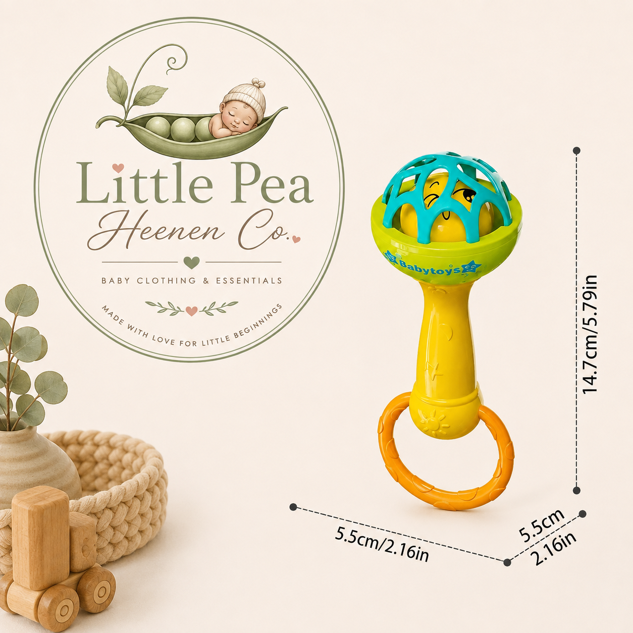 Baby Handheld Rattle Toy